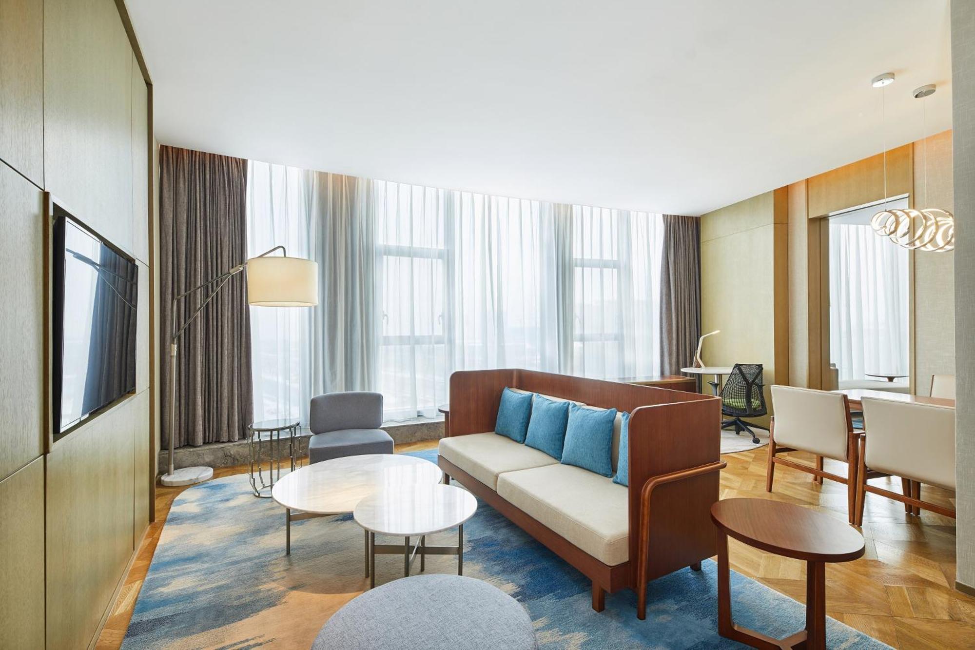 Hotel The Westin Qingdao West Coast Exterior foto