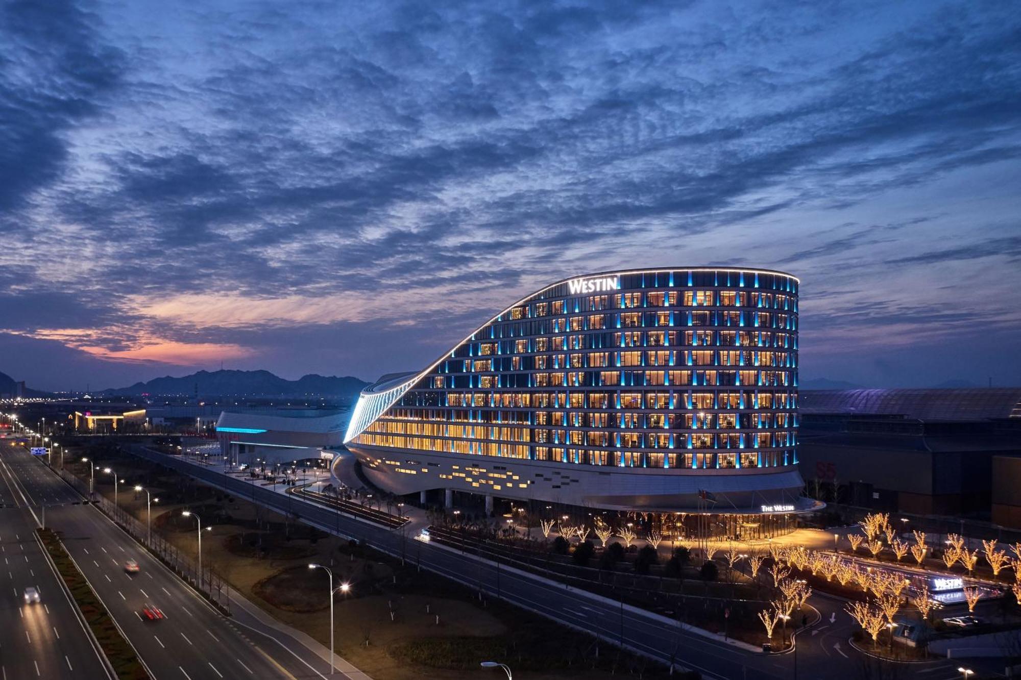Hotel The Westin Qingdao West Coast Exterior foto
